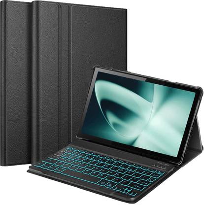 Proelite Magnetic Detachable Wireless Bluetooth Keyboard case for OnePlus Pad 11.6 inch Bluetooth Standard Tablet Keyboard Compatible with Desktop, Laptop, Mac Multicolor LED with 20 LED Modes, 5 LED Speed Modes