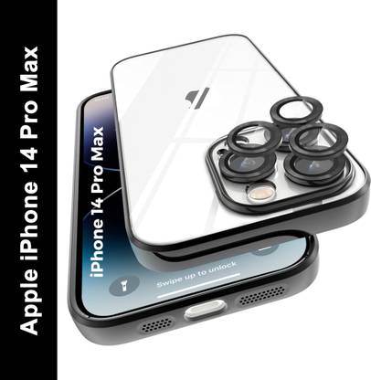 SQUIF Bumper Case for Apple iPhone 14 Pro Max with In-Built Camera Lens Protection and Electroplated Bumper