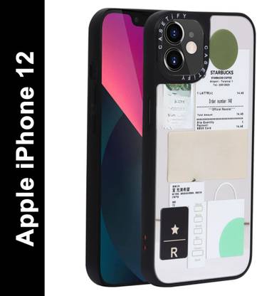 PRH Back Cover for Camera and Drop Protection iPhone 12 (TPU + Polycarbonate | Starbucks Quotes) (R)