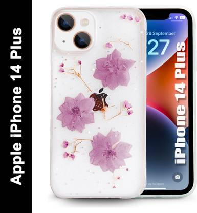स्क्विफ Apple iPhone 14 Plus Case with Real Natural Dry Flowers Inside के लिए