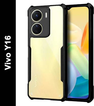 Moshking Back Cover for Vivo Y16, 360 Degree Protection | Transparent Mobile Phone Back Case