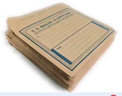 90 Degree Pouch for Compact Disc, Floppy Disc, CD Mailer Envelopes Paper Cover