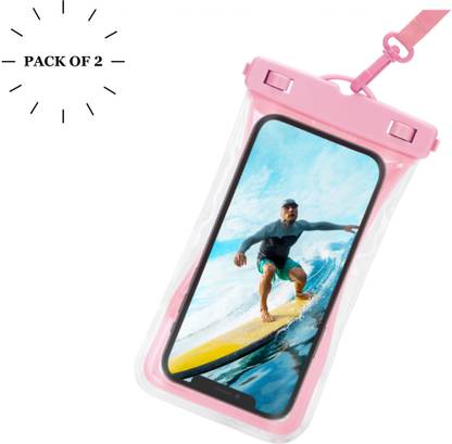 ModishOmbre Pouch for Mobile, Nylon Mobile Waterproof Pouch Underwater Cover for All Mobiles up to 6.5 inches