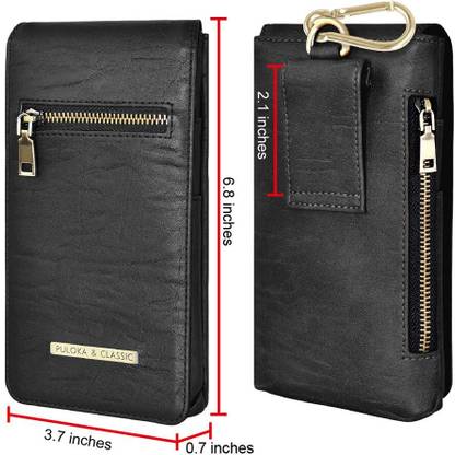 jkl Pouch for Two Phone Up to 6.5 inch and Cash Card ID Proof and Accessories