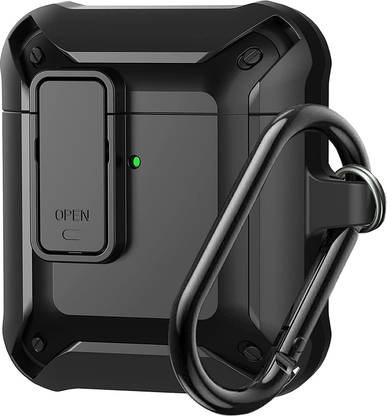 KHR Pouch for AirPods (2 & 1) Lock Armour Case Cover With Key Chain