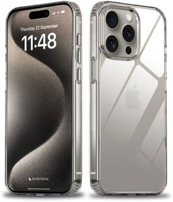 MS-Shield Protective Case for Apple iPhone 15 Pro Max, Non-Yellowing Clear Case Compatible With MagSafe