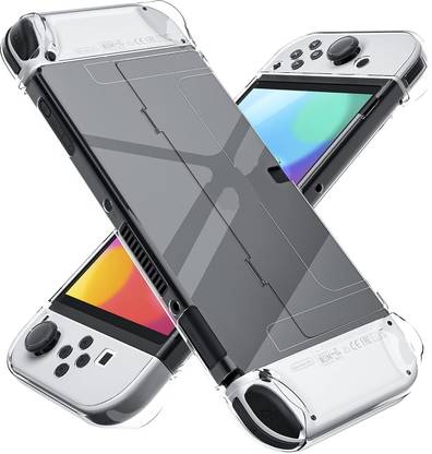 Wlons Protective Case for Dockable Clear Case for Nintendo Switch OLED 2021, Protective Case Cover for Switch OLED