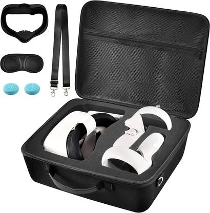 Yantralay Protective Case for Carrying Case Compatible with Meta Oculus Quest 2 VR Gaming Headset and Touch