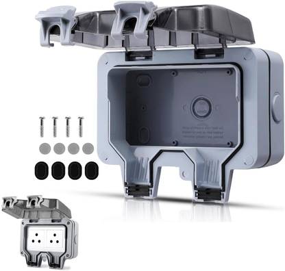 Verilux Protective Case for Universal Duplex 86mm x 146mm Electric Switch Socket Cover