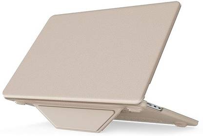 Proelite Protective Case for MacBook Air 15 Case Release M4 M3 A3114 M2 A2941, Slim Leather case with Foldable Stand