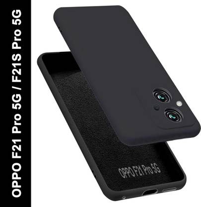 VAPRIF Back Cover for OPPO F21 Pro 5G, OPPO F21s Pro 5G, Matte Rubberized Soft Silicone Protective Cloth Inside
