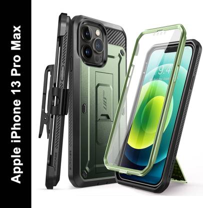 Supcase Rugged Case Back Cover for Apple iPhone 13 Pro Max 6.7", with Camera Cover Stand, Built-in Kickstand, Belt Clip