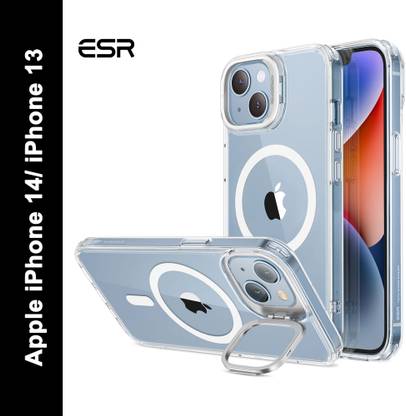 ESR Back Cover for Apple iPhone 14, Apple iPhone 13, Classic HaloLock Series withCamera Kickstand&Magsafe Support