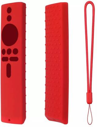 iSay Sleeve for Xiaomi Smart MI TV Remote Cover - Red Color