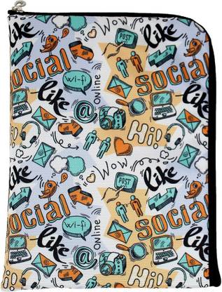 the rosette imprint Sleeve for Tablet Sleeve, Tablet Cover, Tablet Case, Ipad Sleeve, Ipad case - Doodles Tablet Sleeve/Tablet Case/iPad Sleeve/iPad case (Washable) - Doodle