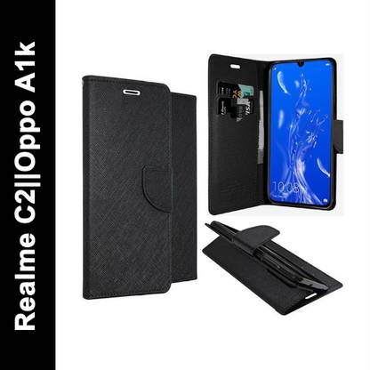 Xtrafit Flip Cover for Realme C2, Oppo A1k