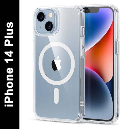 PhonesKart Back Cover for iPhone 14 Plus, With MagSafe, Scratch Resistant, Slim, Non-Yellowing, Shockproof