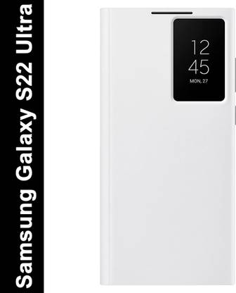 Midkart Flip Cover for Samsung Galaxy S22 Ultra Window View Flip Case with Auto Sensor