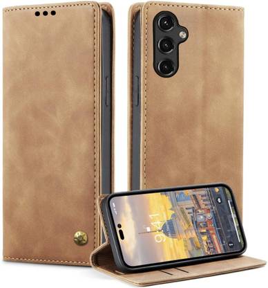XSHIELD Flip Cover for Samsung Galaxy A25 5G | Business Professional Case |Foldable Stand Back Cover|