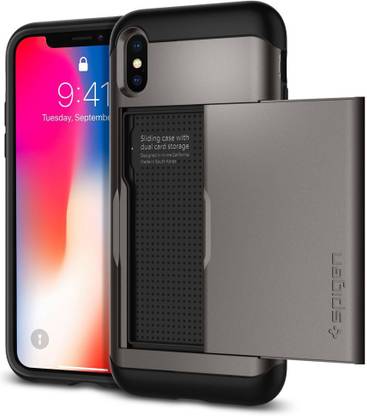 Spigen Slim Armor CS Wallet Case Cover for Apple iPhone XS, Apple iPhone X