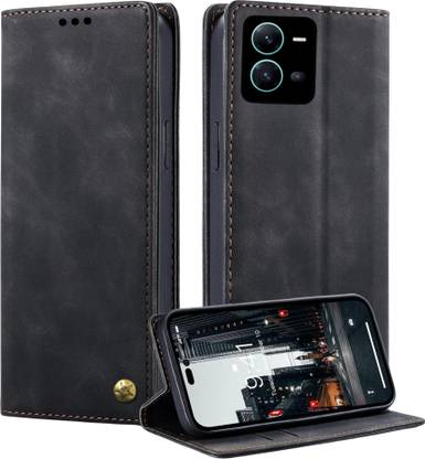 Luxury Counter Wallet Case Cover for Vivo Y35 | Highly Recommended Case | Best Flip Back Cover Available | Trending
