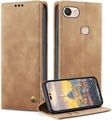 XSHIELD Flip Cover for Vivo V7+ | Business Professional Case |Foldable Stand Back Cover|