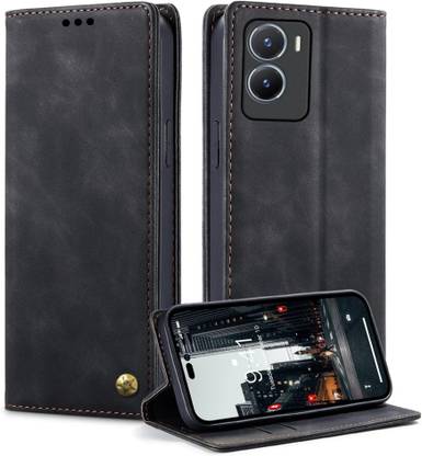 Luxury Counter Wallet Case Cover for Vivo Y15s | Highly Recommended Case | Best Flip Back Cover Available | Trending