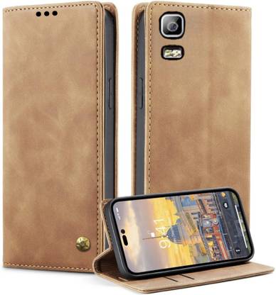 Luxury Counter Flip Cover for Lenovo K3 Note Leather Finish | Inside TPU with Card Pockets | Back Cover