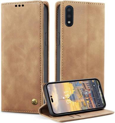 XSHIELD Flip Cover for Samsung Galaxy M02 | Business Professional Case |Foldable Stand Back Cover|