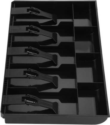 SUNCLOCK Drawer 5 Bills 4 Coins Storage Box Cash Box Cash Box