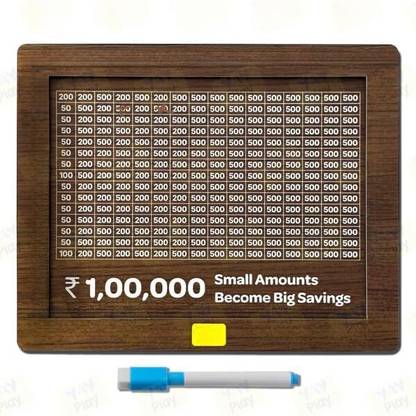 Paperwings Wooden Money,Piggy Bank Cash Box