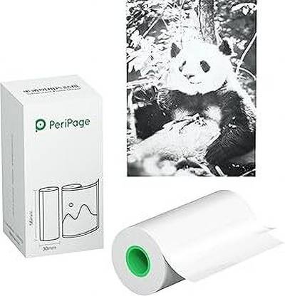 PeriPeri 56x30mm (2inch) Translucent Thermal Paper (Self-Adhesive Plastic Paper) Thermal Cash Register Paper