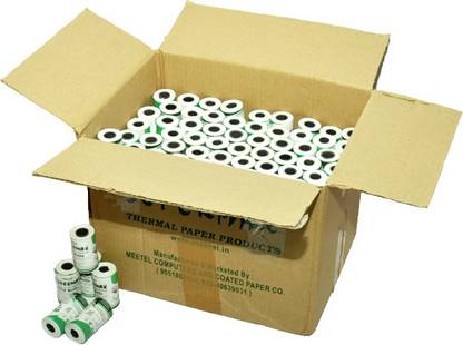 Supermax Thermal Paper/POS Machine Rolls 3 Inch- 78mm X 25 Mt 65 GSM (Pack Of 80 Rolls) Thermal Cash Register Paper