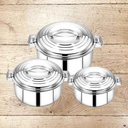 MITHALI Pack Of 3-91 Cookware Set
