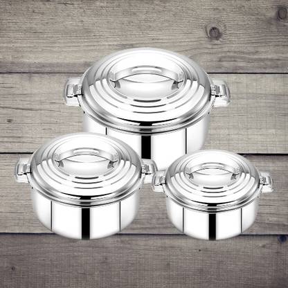 SAVRA Pack Of 3-50 Pack of 3 Thermoware Casserole Set