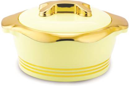 Flipkart SmartBuy Spark Platina Hot Pot Insulated Inner Stainless Steel Casserole Easy to Carry Serve Casserole