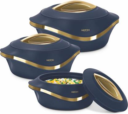 MILTON Pack of 3 Thermoware Casserole Set