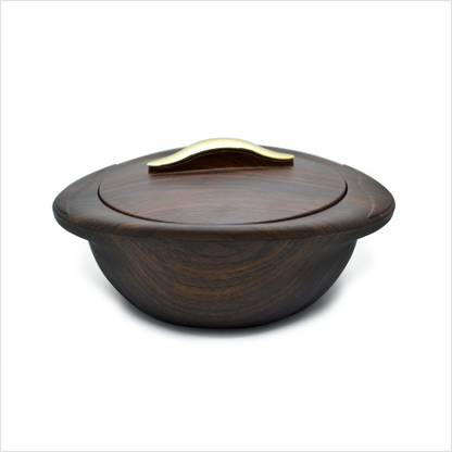 FLAIR Touch Wood Insulated Inner Steel Casserole 2000 ML Serve Casserole