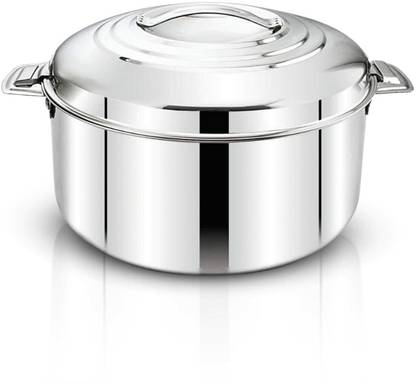 Praylady Regular Stainless Steel Casserole Hot Pot 2500 ML Serve Casserole