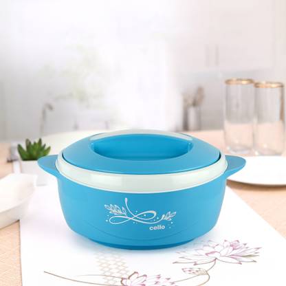 cello Sapphire | Insulated Inner Steel Casserole | BPA Free | Food Grade Thermoware Casserole