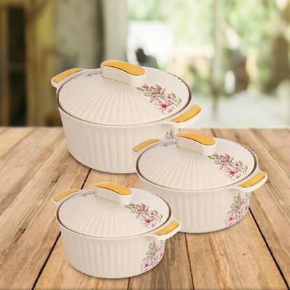 cello Pack of 3 Serve Casserole Set