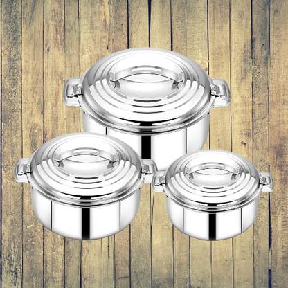 MITHALI Pack Of 3-16 Cookware Set