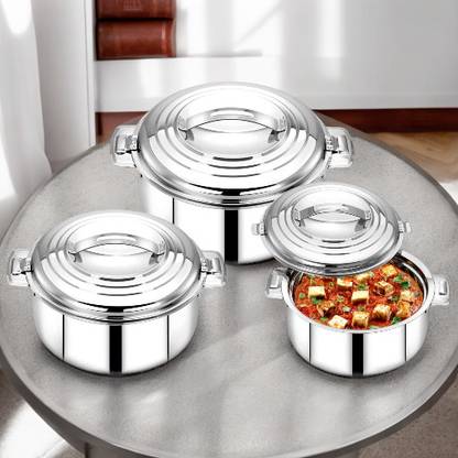MITHALI Pack Of 3-9 Cookware Set