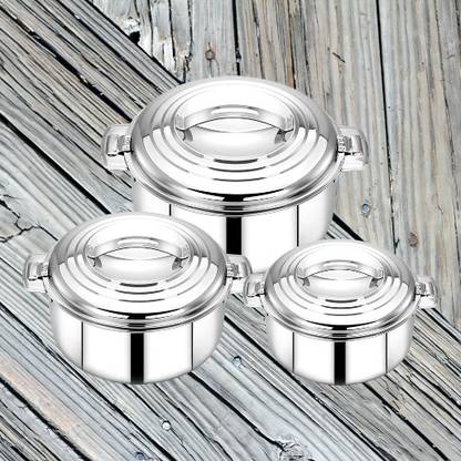 MITHALI Pack Of 3-17 Cookware Set