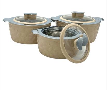 jaype Peblo klass Pack of 3 Thermoware Casserole Set