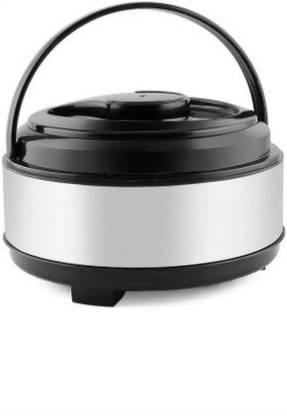 choudhary Modware Stainless Steel Insulated Casserole 1200 ml + Thermoware Flask 1200 ml Pack of 2 Thermoware Casserole Set