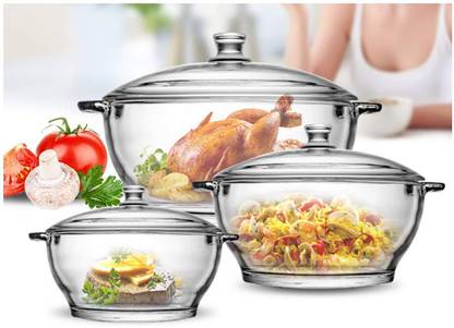 MultiZone Pack of 3 Thermoware Casserole Set