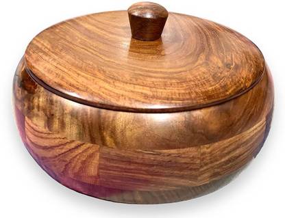 Kesha Spree Chapati Box Sheesham Matka Shape Serve Casserole