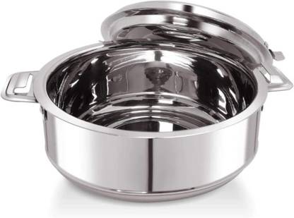 Flipkart SmartBuy Stainless Steel Solid Casserole - Set of 1, Silver (1500ML) Serve Casserole