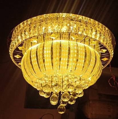 FREDI GROUP color changing with music system,mp3 with 2 remote Chandelier Ceiling Lamp